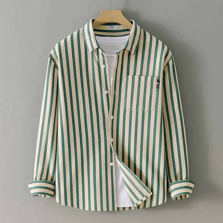 Casual Long Sleeve Style with Chest Pocket