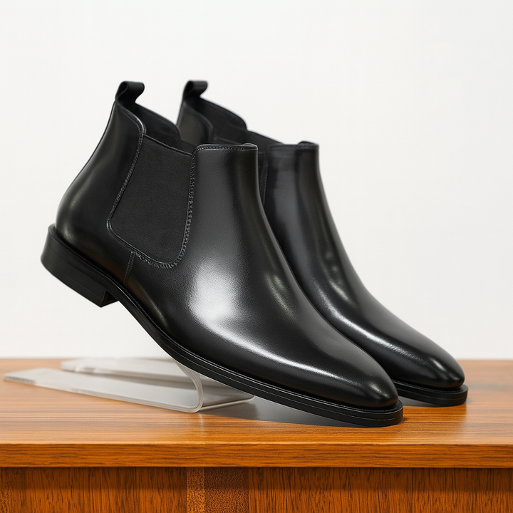 Genuine Leather Chelsea Boots