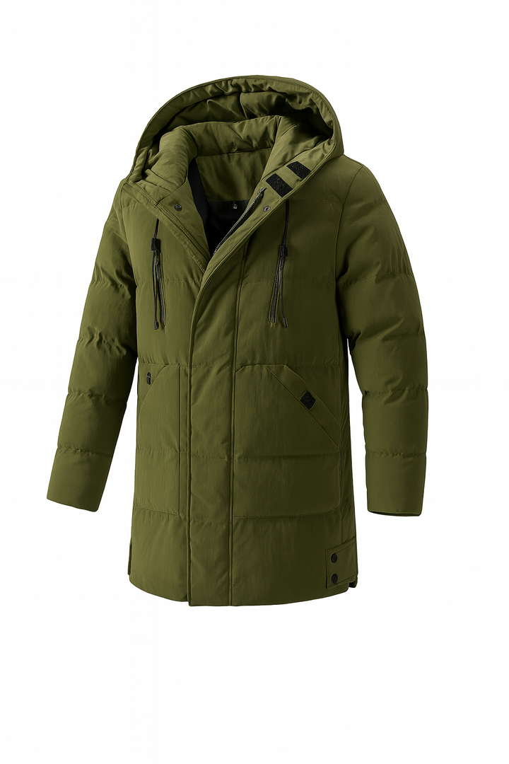 Men’s Insulated Hooded Jacket – Functional Warmth with Everyday Style