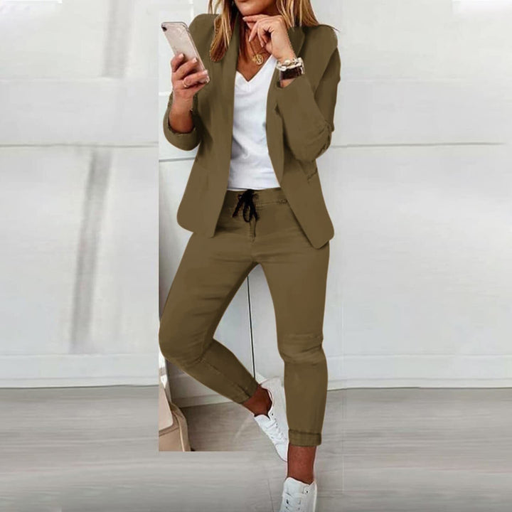 Stylish Blazer and Trousers Set for Women – Noble
