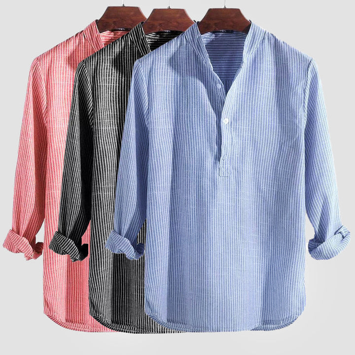 Men’s Henley Shirt Classic & Breathable