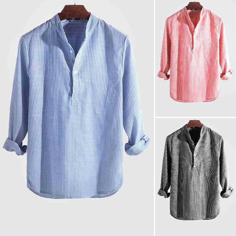 Men’s Henley Shirt Classic & Breathable