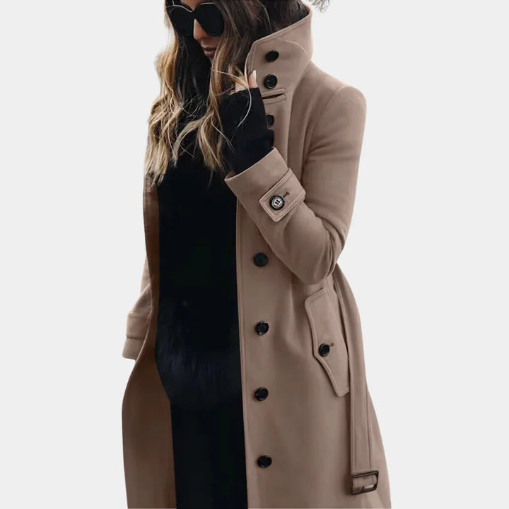 Trench Coat Mid-Length Jacket for Women