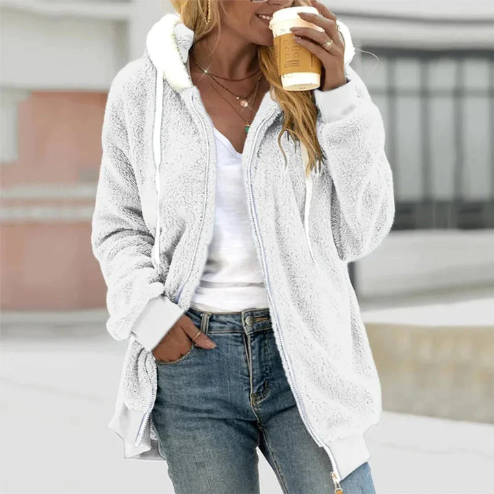 Women’s Plush Hoodie Jacket