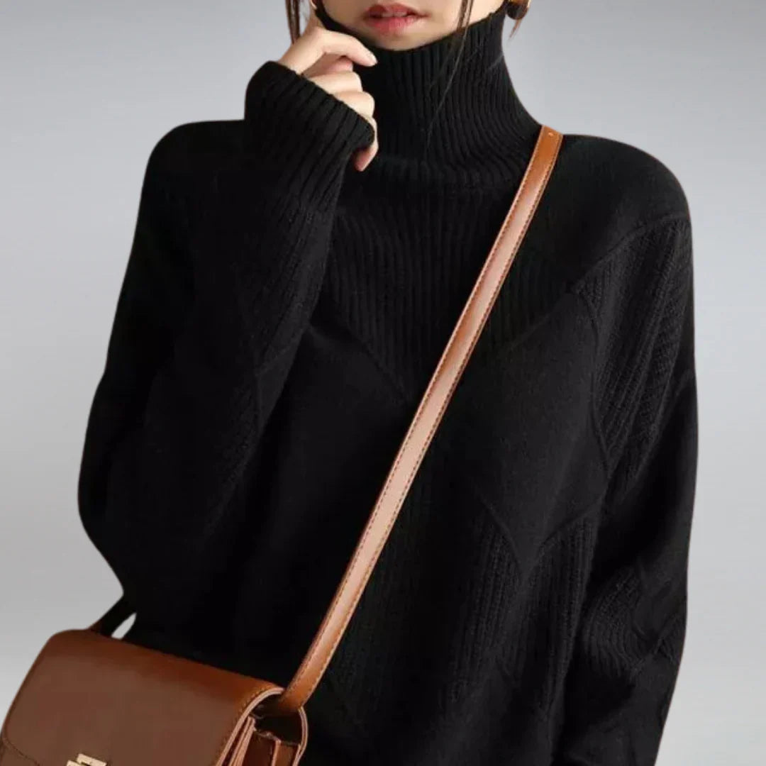 Classic Wool Turtleneck Sweater