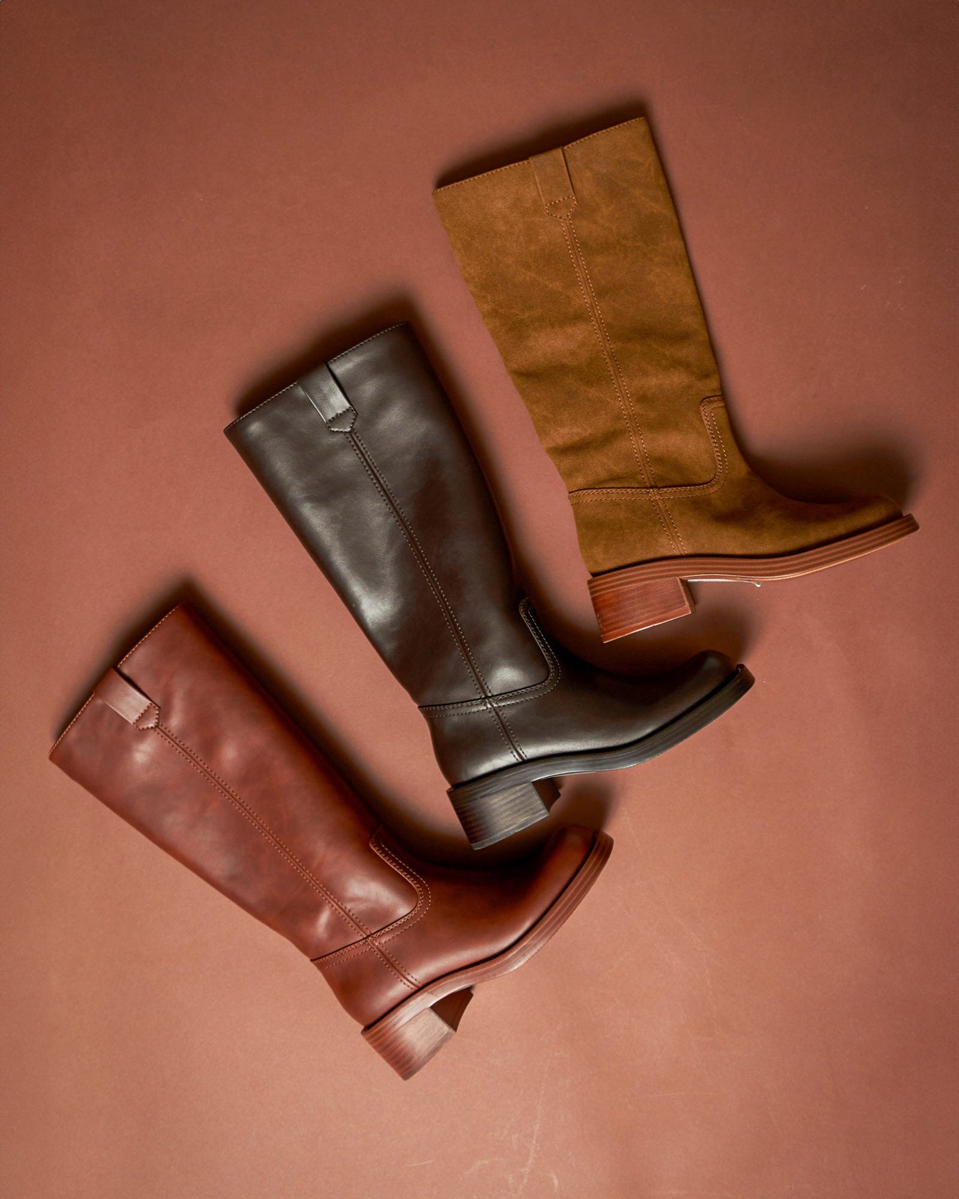 Milira | Women’s Stacked Heel Knee Boots | Timeless Comfort
