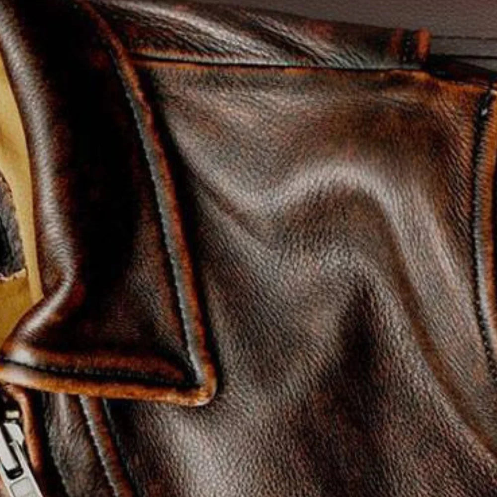 Retro Leather Jacket for Men