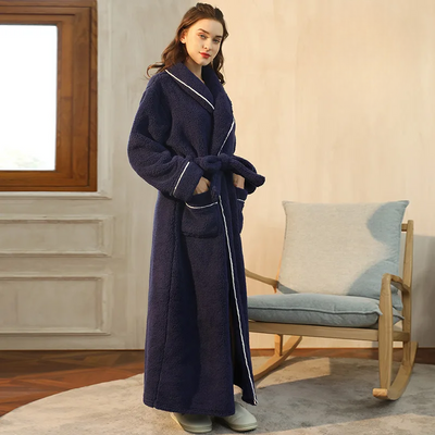 Frenne | Women's Cozy Fit and Comfortable Wrap Design Bathrobe