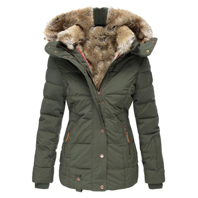 Inna | Stylish Fur-Lined Winter Coat For Women