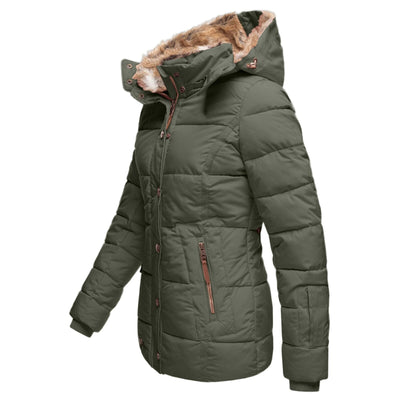 Inna | Stylish Fur-Lined Winter Coat For Women
