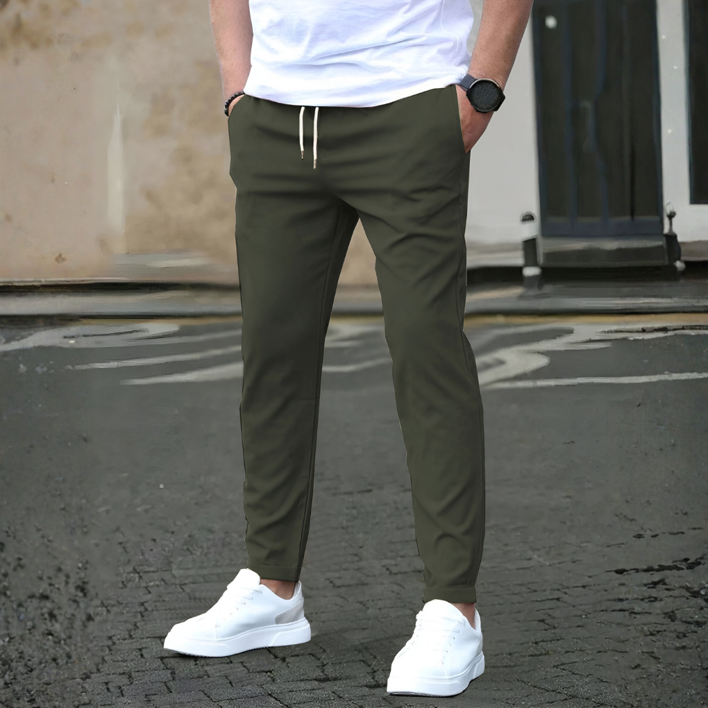 Men’s Slim Fit Drawstring Pants
