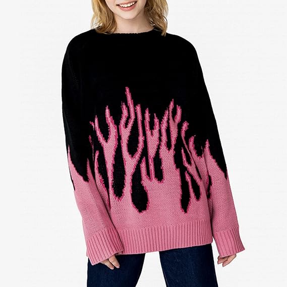 Women’s Graphic Sweater – Bold Design with Casual Fit