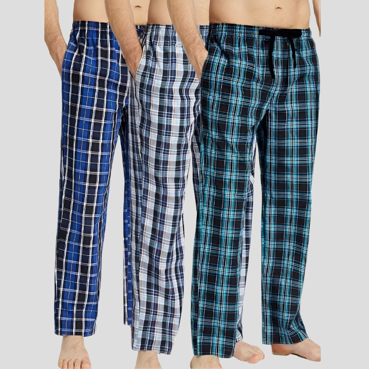 3-Pack Flannel Men's Pyjama Bottoms