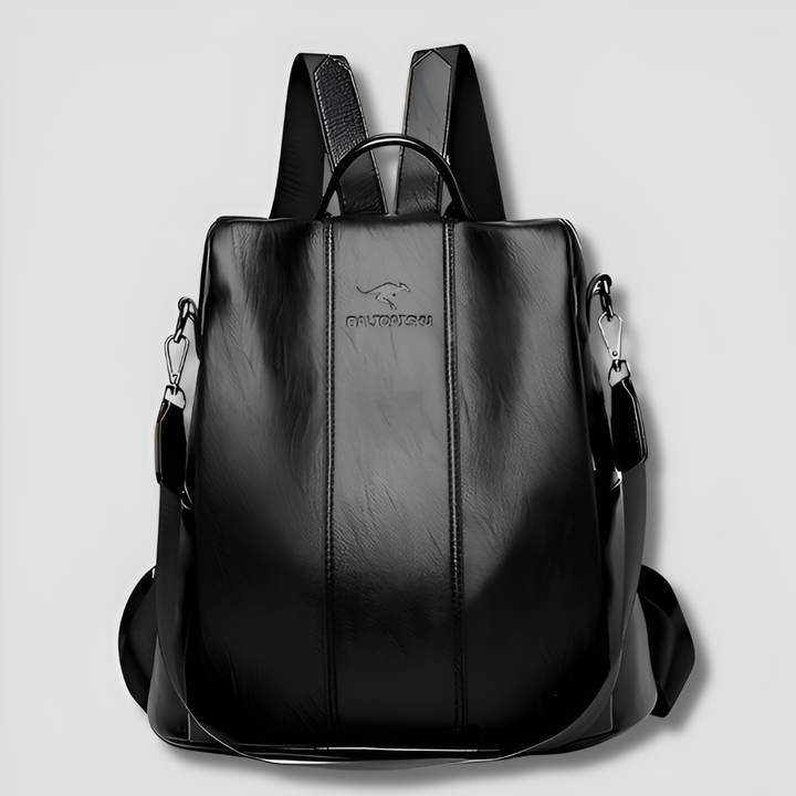 Anti-theft Leather Backpack for Stylish Women