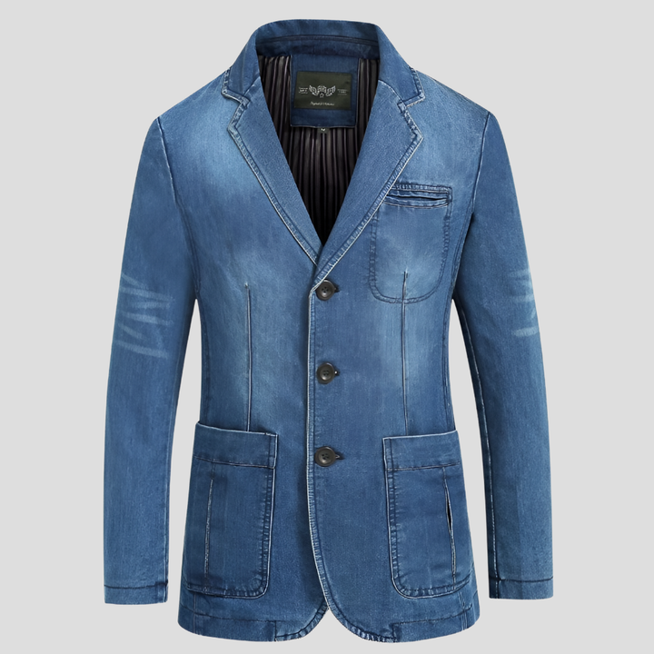 Men’s Denim Jacket – Classic Cut with Vintage Edge