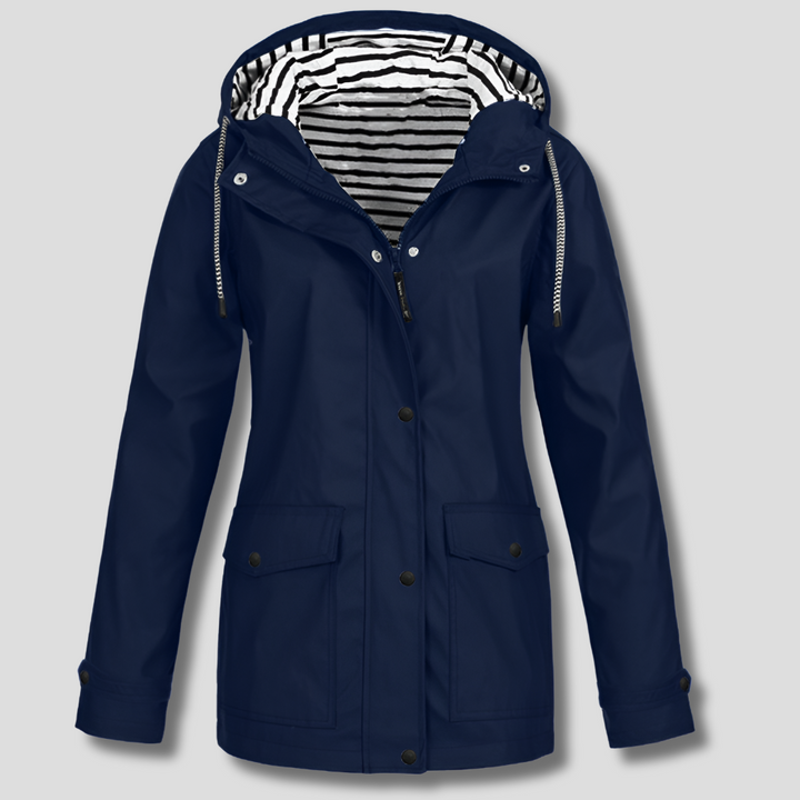 Women’s Water-resistant and Wind-resistant Hooded Jacket