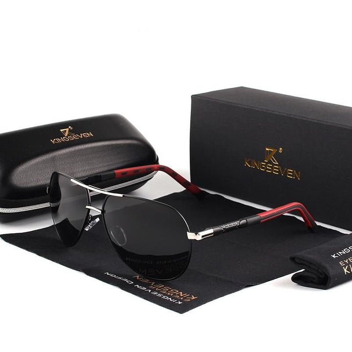 Men's Vintage Aluminum Polarized Sunglasses