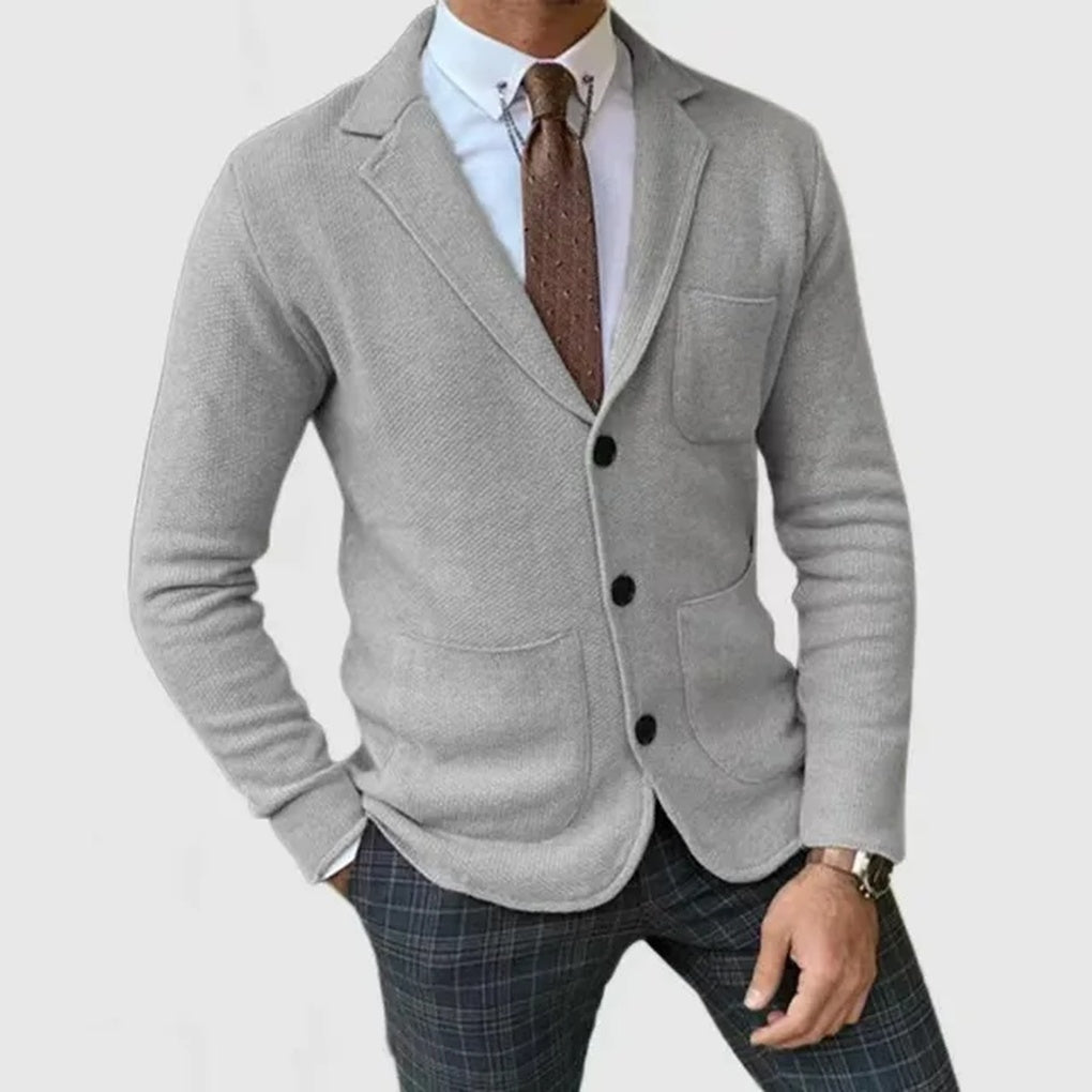 Men’s Knitted Blazer – Refined Style