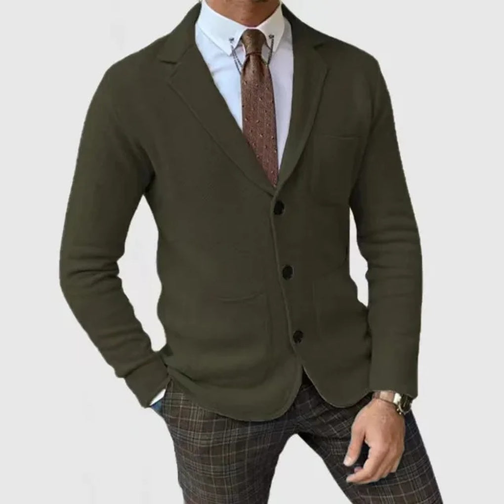 Men’s Knitted Blazer – Refined Style