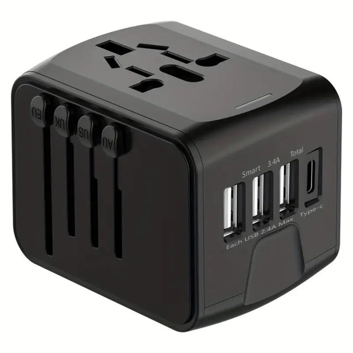 International Travel Plug Adapter Compact, Safe & Fast Charging for Global Use