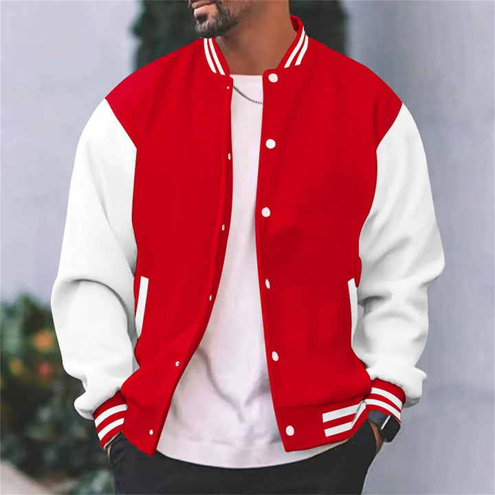 Men's Casual Baseball Jacket for Autumn