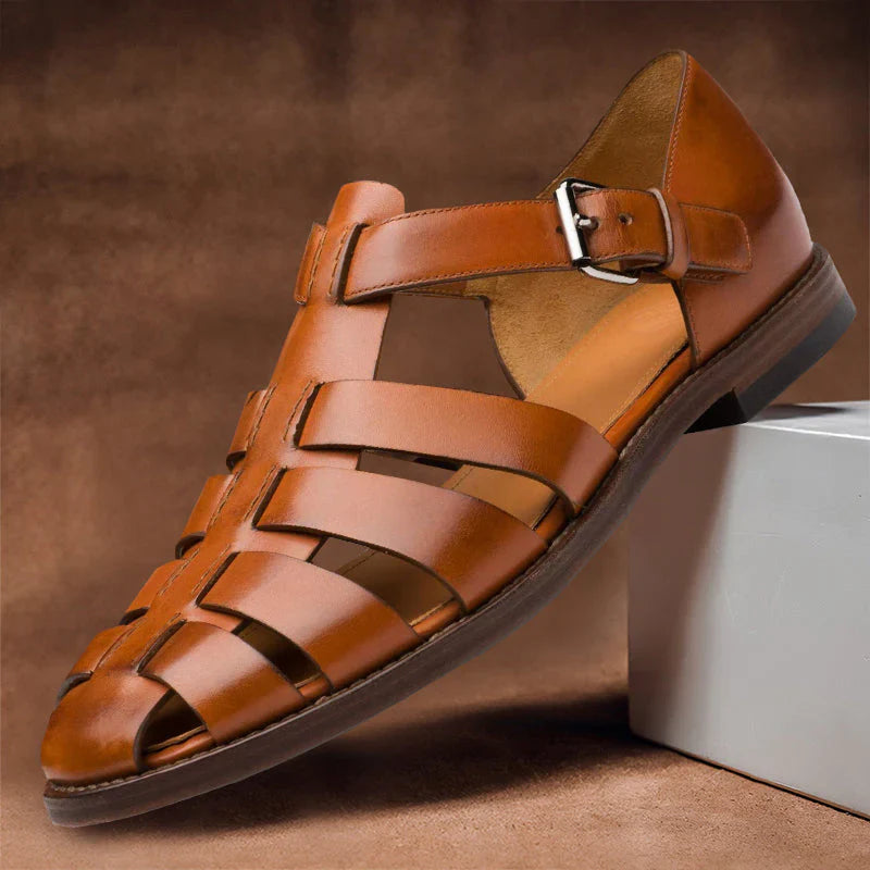 Blaise – Leather Men's Sandals with Comfort and Style