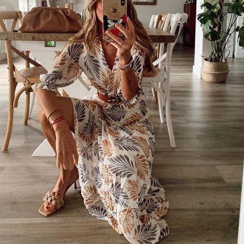 Boho Swing Maxi Dress – Stylish and Playful for Summer Occasions