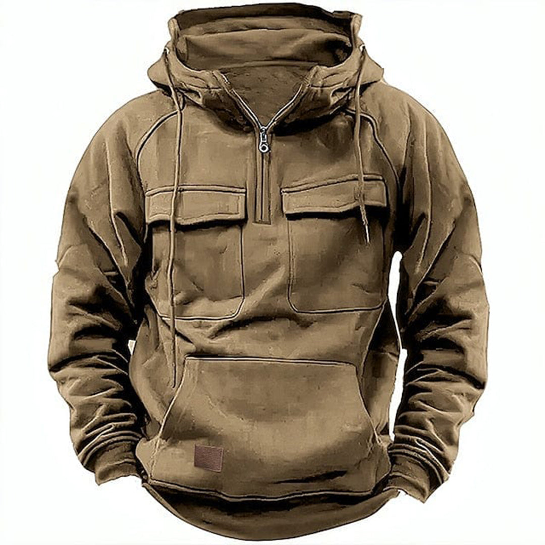 Retro Motorcycle Hoodie for Men Rugged Style Meets Everyday Comfort