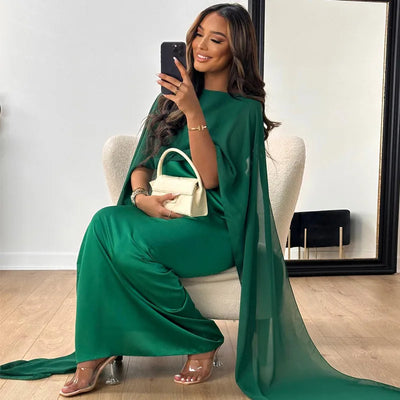 Lysena | Women’s Graceful Cut with Subtle Elegance Evening Long Maxi Dress