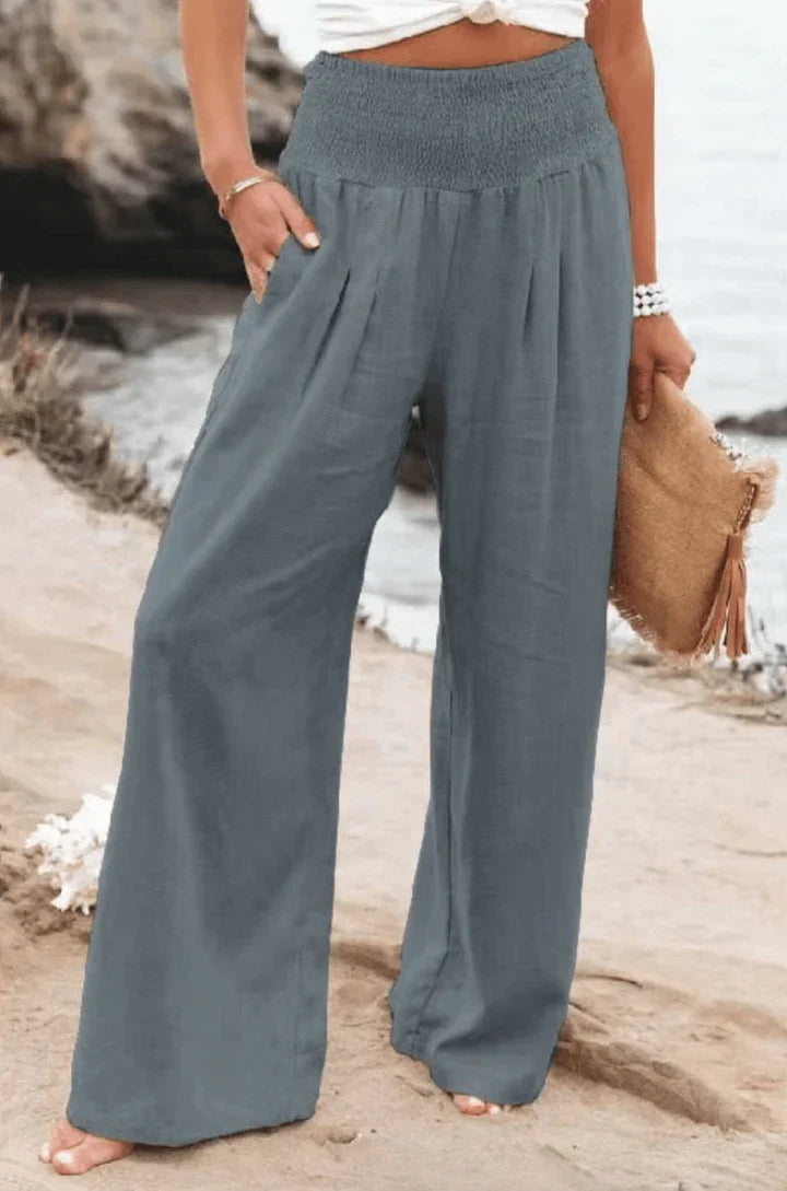 Elegant Stretchy Palazzo Pants for Women