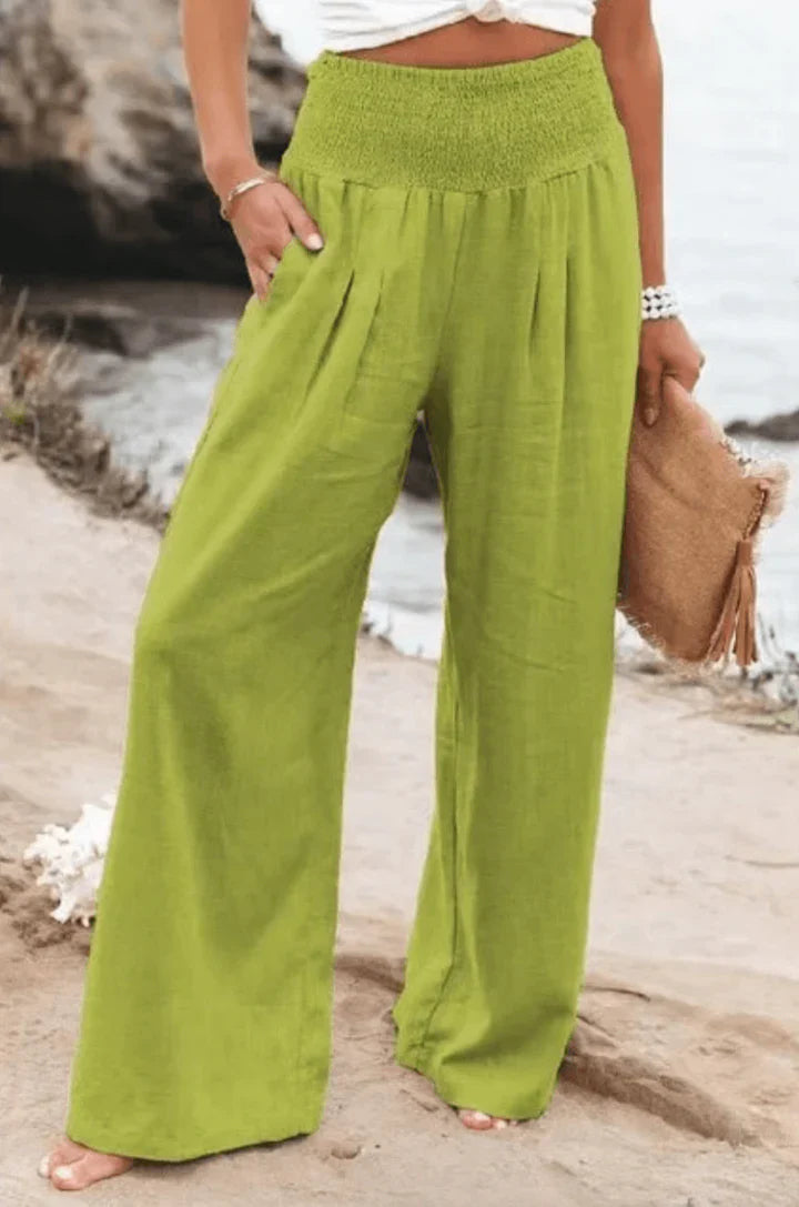 Elegant Stretchy Palazzo Pants for Women