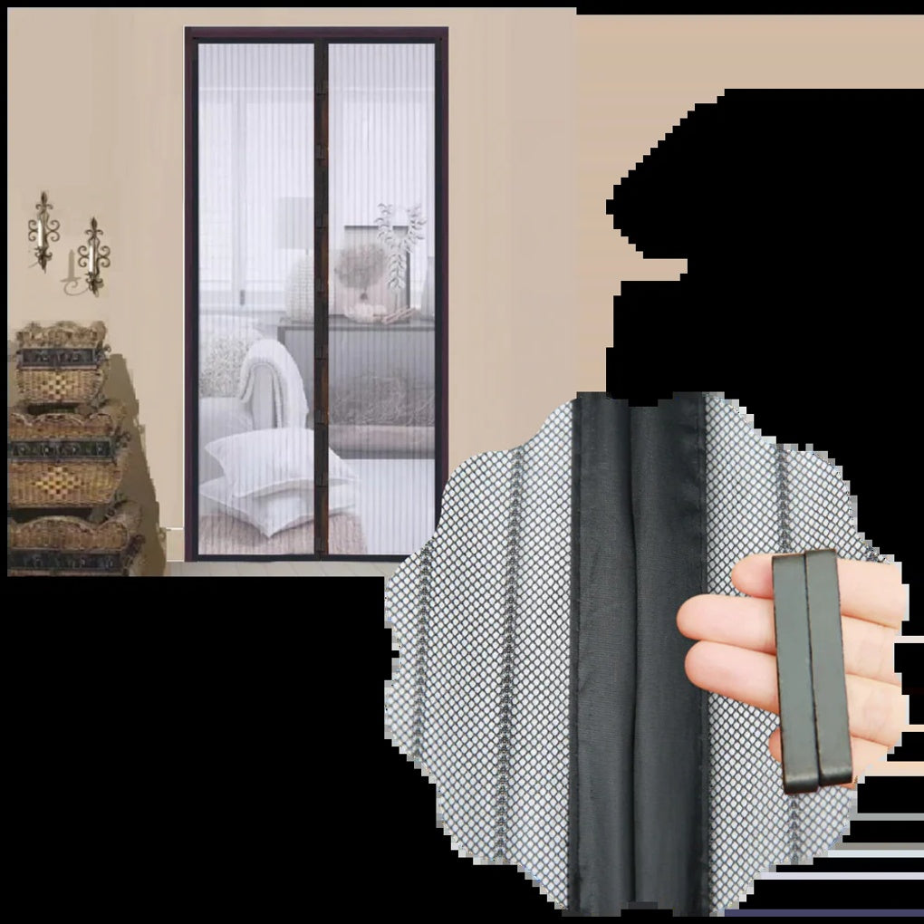 Magnetic Screen Door – Hands-Free Insect Barrier