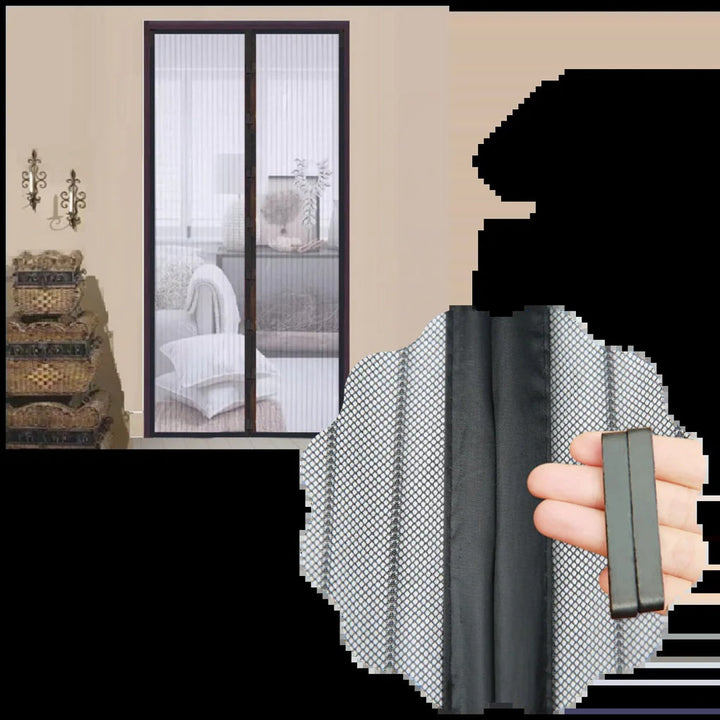 Magnetic Screen Door – Hands-Free Insect Barrier