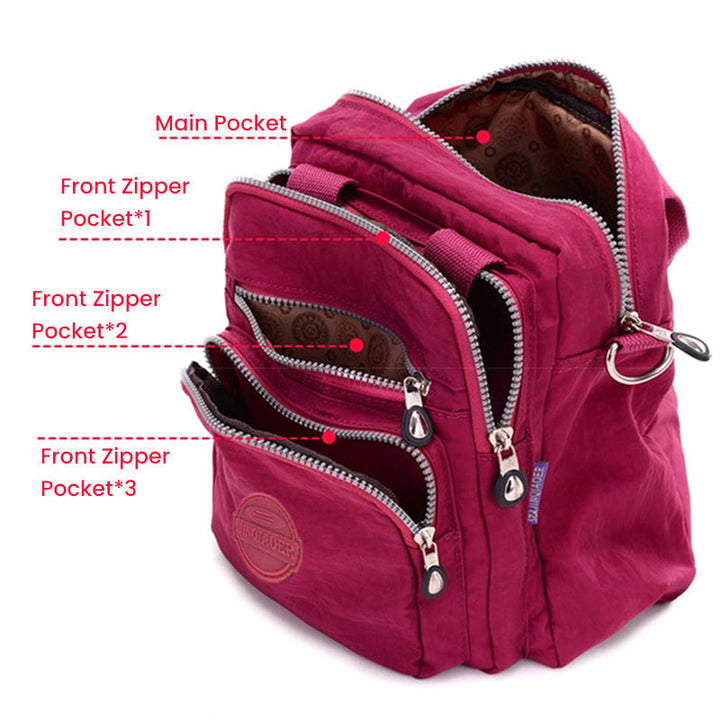 Waterproof Multifunctional 3-Way Waterproof Crossbody Bag