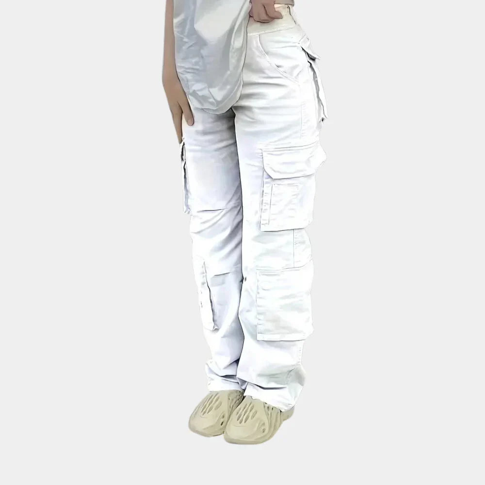 Women's High-Waist Cargo Pants