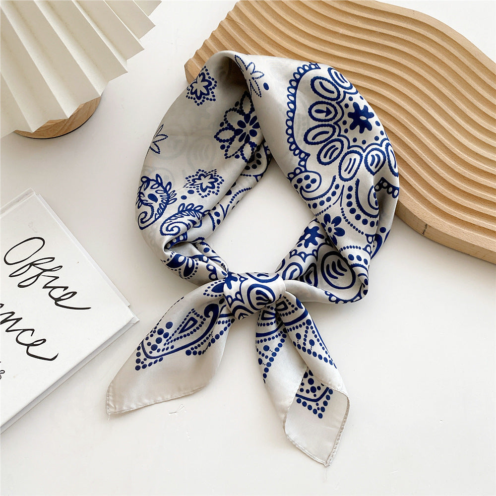 Women's Satin Printed Scarf