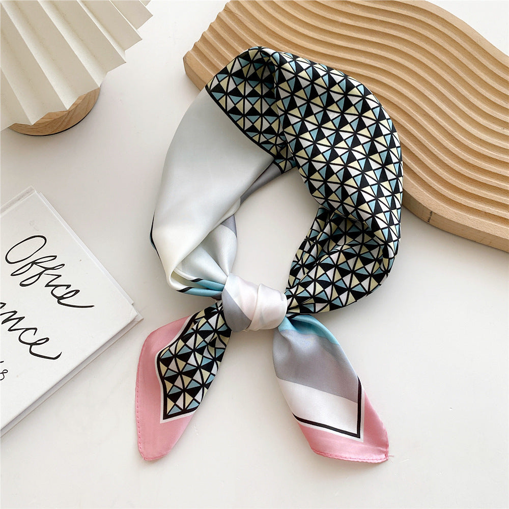 Women's Satin Printed Scarf