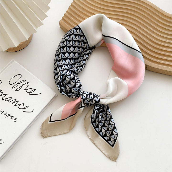 Women's Satin Printed Scarf