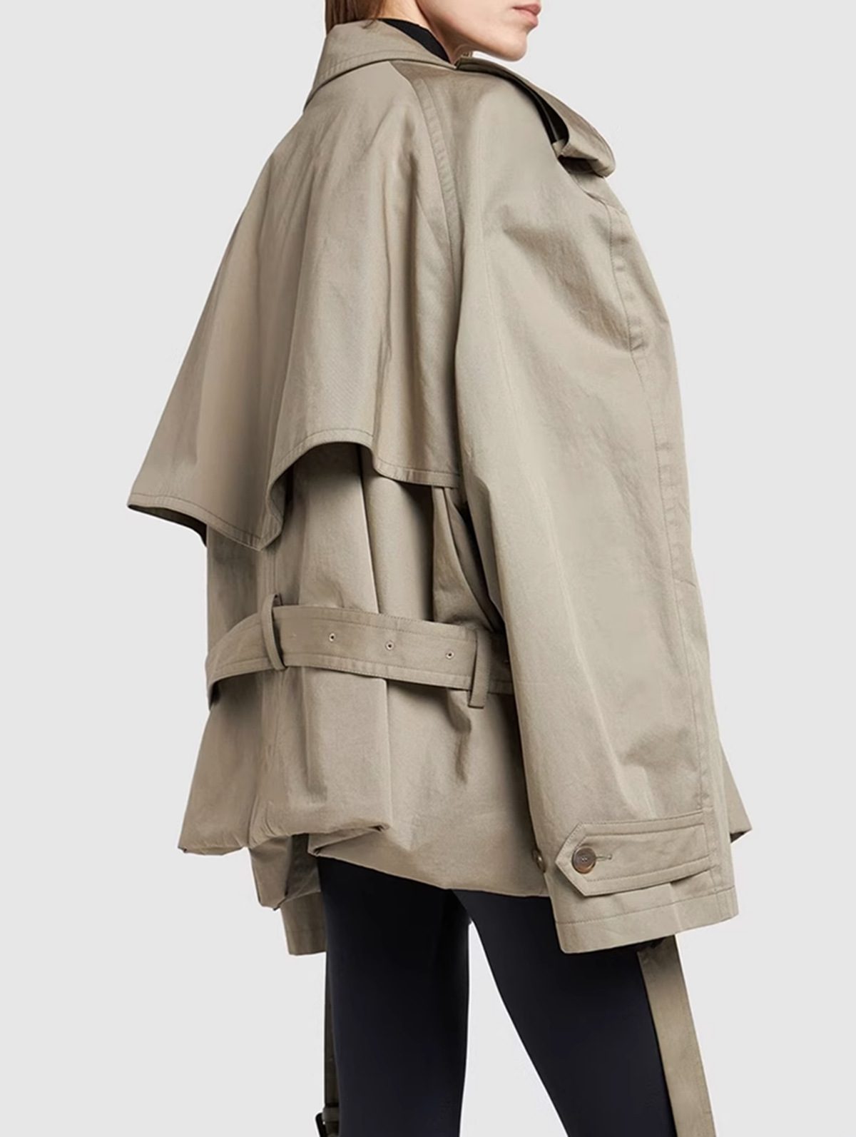 Lioris | Women’s Modern and Versatile Design Cropped Trench Jacket