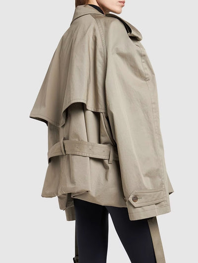 Lioris | Women’s Modern and Versatile Design Cropped Trench Jacket