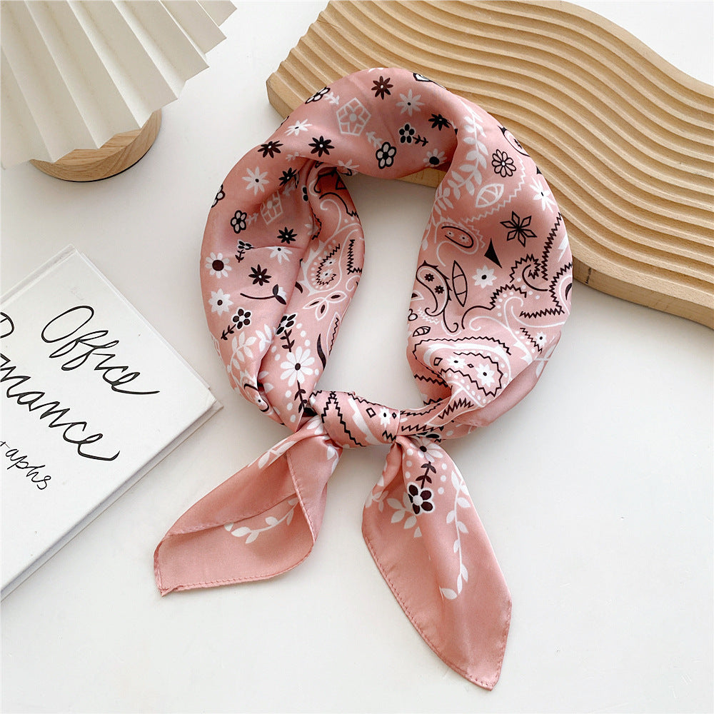 Women's Satin Printed Scarf