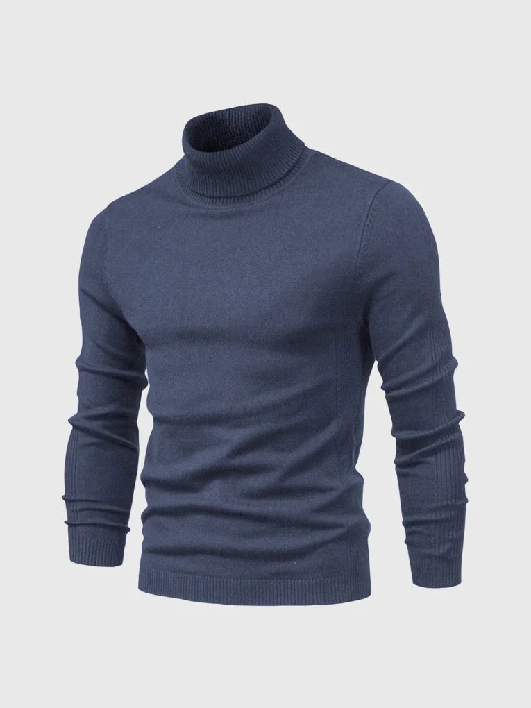 Men's Turtleneck Sweater – Washable and Versatile