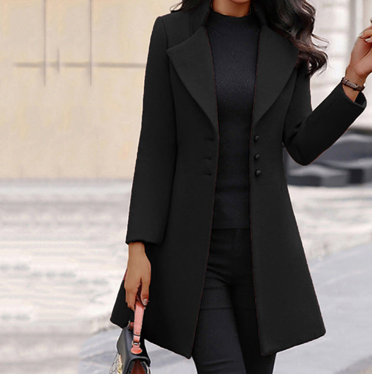 Rhonda | Women's 3 Buttons Coat | Long
