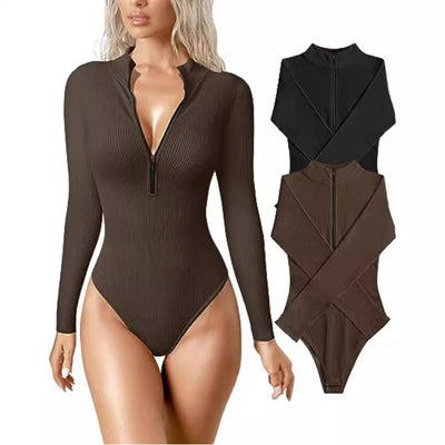 Bernadette | Women's Zipped Swimsuit | Long Sleeves