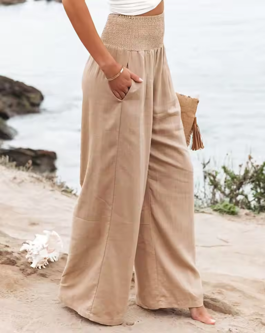 Wide-Leg Summer Pants
