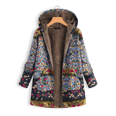 Penelope | Long Teddy Jacket With Hood