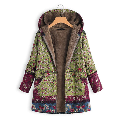 Penelope | Long Teddy Jacket With Hood