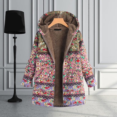 Penelope | Long Teddy Jacket With Hood