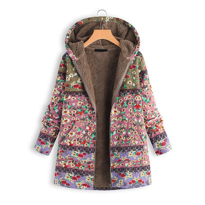 Penelope | Long Teddy Jacket With Hood