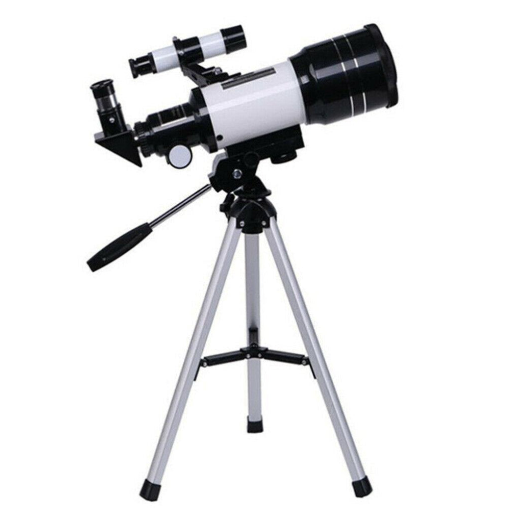 Professional Astronomical 150x Magnification Refracting Telescope 300/70mm With Tripod Phone Adapter 0